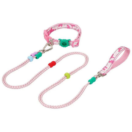 Pet Double-section P-shaped Leash Multi-functional Collar Walking Lead, S, M - DealBuddy