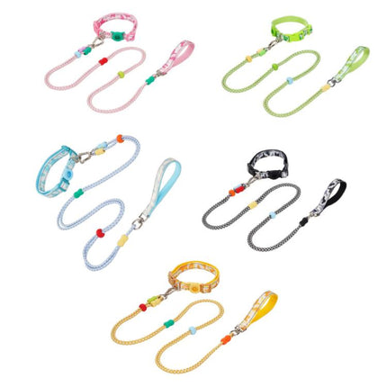Pet Double-section P-shaped Leash Multi-functional Collar Walking Lead, S, M - DealBuddy
