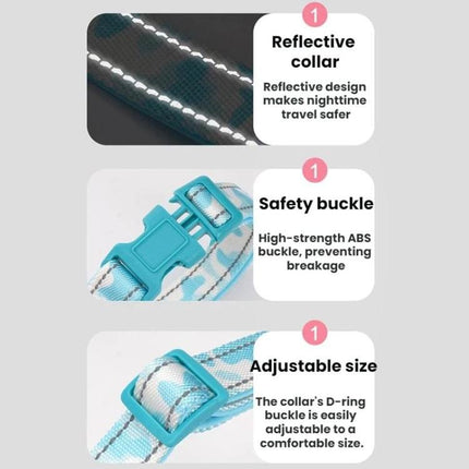 Pet Double-section P-shaped Leash Multi-functional Collar Walking Lead, S, M - DealBuddy