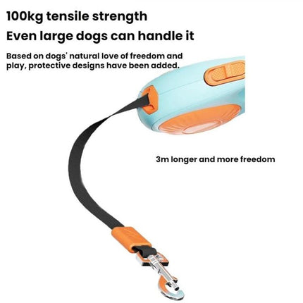 Automatic Retractable Dog Leash 3 Meters For Pet Outdoor Use - DealBuddy