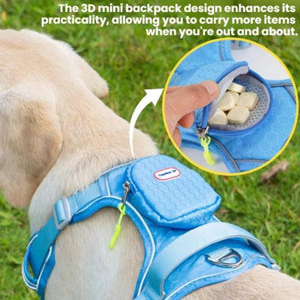 Together X9 Pet Anti-Escape Reflective Harness Vest With Backpack, S, M, L, XL - DealBuddy