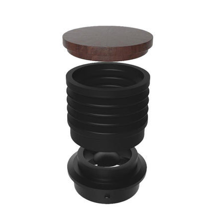 For Baratza Encore Coffee Grinder Blowing Bean Hopper For Grounds Cleaning, Aluminum Lid, Wooden Lid - DealBuddy