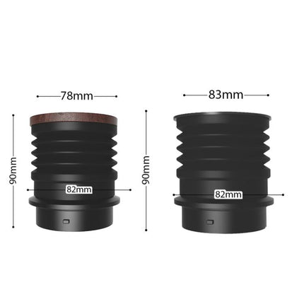 For Baratza Encore Coffee Grinder Blowing Bean Hopper For Grounds Cleaning, Aluminum Lid, Wooden Lid - DealBuddy