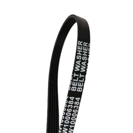 Rubber Multi-V Elastic Belt Replacement for Whirlpool Washing Machines, W10006384 - DealBuddy