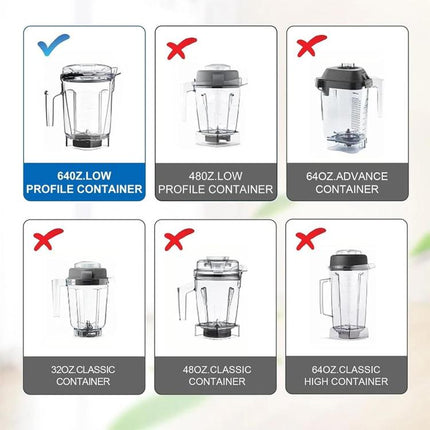 105733 Replacement Blade Assembly For Vitamix 64 Oz Container Compatible With A2300, A3500, 7500 Series Blenders - DealBuddy