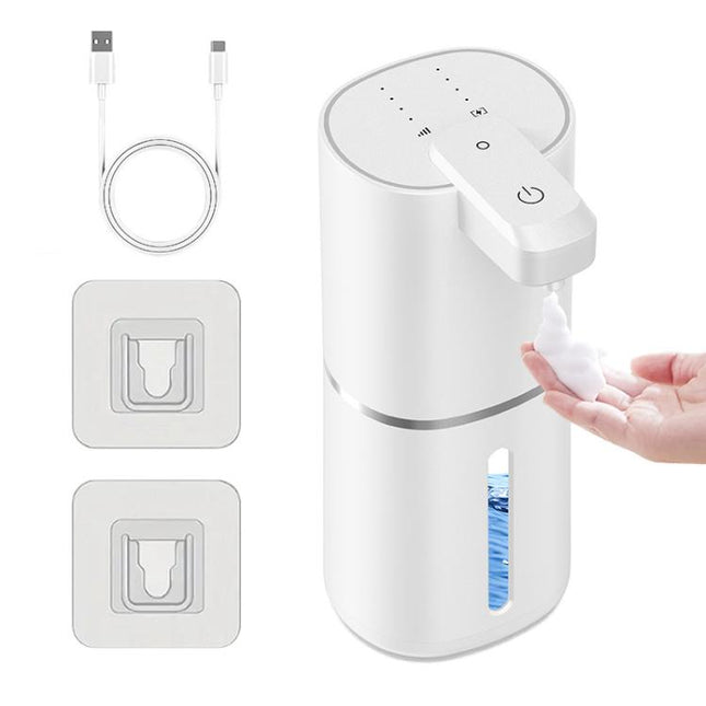 Wall-mounted Smart Sensor Electric Soap Dispenser, White Foam Version, White Dropper Version, Black Foam Version, Black Dropper Version - DealBuddy