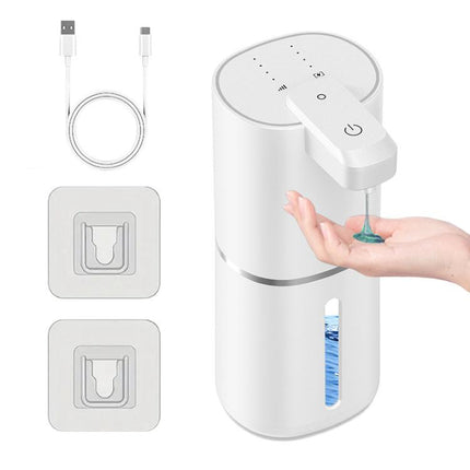 Wall-mounted Smart Sensor Electric Soap Dispenser, White Foam Version, White Dropper Version, Black Foam Version, Black Dropper Version - DealBuddy