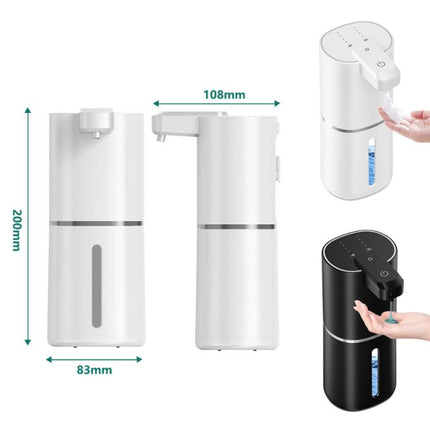 Wall-mounted Smart Sensor Electric Soap Dispenser, White Foam Version, White Dropper Version, Black Foam Version, Black Dropper Version - DealBuddy