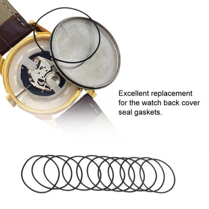 4-Size Watch Back Cover O-Ring Seal Kit 0.5mm/0.6mm/0.7mm/0.8mm Gasket Set for Watch Repair - DealBuddy