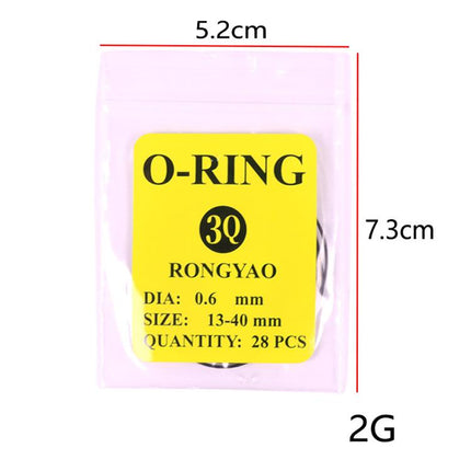 4-Size Watch Back Cover O-Ring Seal Kit 0.5mm/0.6mm/0.7mm/0.8mm Gasket Set for Watch Repair - DealBuddy