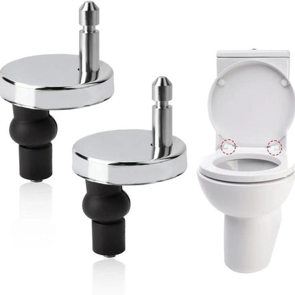 2pcs /Pack Universal Toilet Seat Bolt Kit StainlessToilet Seat Hinges Replacement Parts - DealBuddy