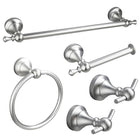 5-in-1 Bathroom Set Aluminum Towel Bar, Towel Ring, Toilet Paper Holder, Robe Hook, Modern Wall-Mounted Hardware Suite - DealBuddy