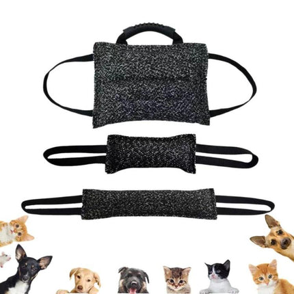 Pet Chew Toys Hemp Sticks Dog Training Supplies, 20cm Chew Toy, 30cm Chew Toy, 26cm Teething Pillow - DealBuddy
