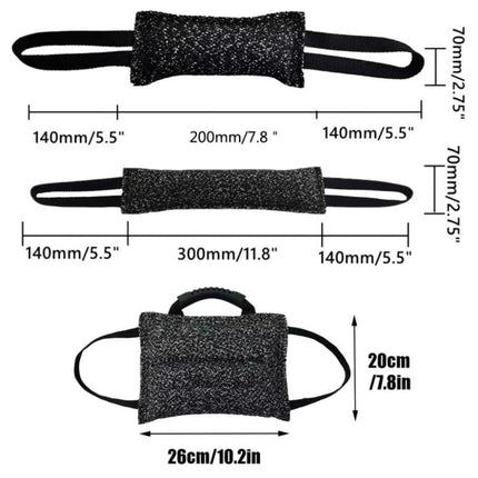 Pet Chew Toys Hemp Sticks Dog Training Supplies, 20cm Chew Toy, 30cm Chew Toy, 26cm Teething Pillow - DealBuddy