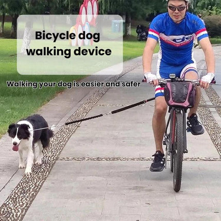 360-Degree Rotation Anti-Pull Dog Leash For Cycling Elastic Buffer Bungee Dog Leash, 360-Degree Rotation - DealBuddy