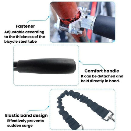 360-Degree Rotation Anti-Pull Dog Leash For Cycling Elastic Buffer Bungee Dog Leash, 360-Degree Rotation - DealBuddy