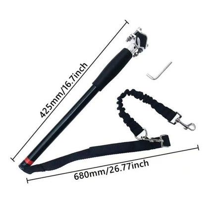360-Degree Rotation Anti-Pull Dog Leash For Cycling Elastic Buffer Bungee Dog Leash, 360-Degree Rotation - DealBuddy