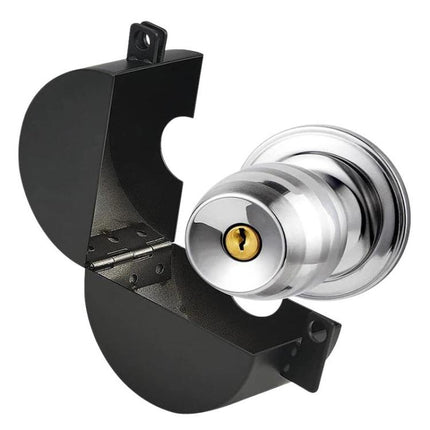 Door Handle Locking Device Disabled Lock Cover Faucet Valve Lock Cover, No Padlock, With Padlock - DealBuddy