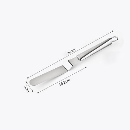 Stainless Steel Cream Spatula Stainless Steel Bell Knife Cake Spatula Baking Scraper Baking Tools