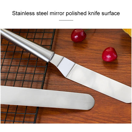 Stainless Steel Cream Spatula Stainless Steel Bell Knife Cake Spatula Baking Scraper Baking Tools - DealBuddy
