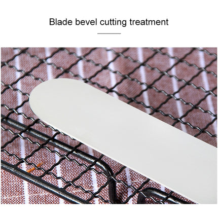 Stainless Steel Cream Spatula Stainless Steel Bell Knife Cake Spatula Baking Scraper Baking Tools - DealBuddy