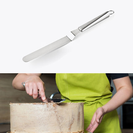 Stainless Steel Cream Spatula Stainless Steel Bell Knife Cake Spatula Baking Scraper Baking Tools - DealBuddy