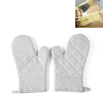 Kitchen Microwave Oven Thickened Silicone Heat-resistant Baking Special Insulation and Anti-scalding Gloves - DealBuddy