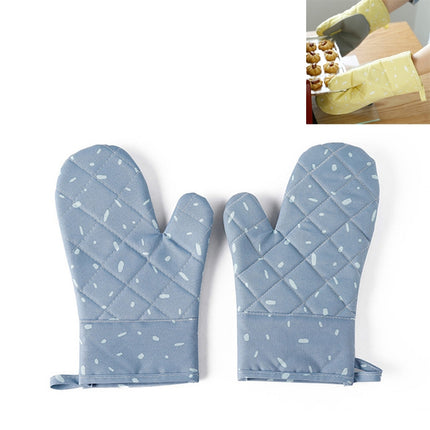 Kitchen Microwave Oven Thickened Silicone Heat-resistant Baking Special Insulation and Anti-scalding Gloves - DealBuddy