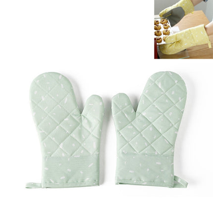 Kitchen Microwave Oven Thickened Silicone Heat-resistant Baking Special Insulation and Anti-scalding Gloves - DealBuddy