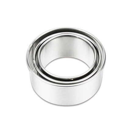 3pcs/set Stainless Steel Round Dumplings Wrappers Molds Set Cutter Maker Tools