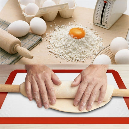 Platinum Glass Fiber Silicone Pastry Cake Cookie Baking Mat Pad Sheet Kneading Mat