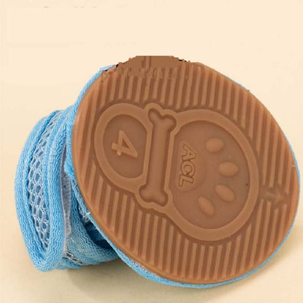Tendon Bottom Mesh Pet Anti-skid Sandals, Tendon Bottom 1: 13.5x4.5cm, Tendon Bottom 2: 4.0x5.0cm, Tendon Bottom 3: 4.5x5.5cm, Tendon Bottom 4: 5.0x6.0cm, Tendon Bottom 5: 5.5x6.5cm, 1: 13.5x4.5cm, 2: 4.0x5.0cm, 3: 4.5x5.5cm, 4: 5.0x6.0cm, 5: 5.5x6.5cm - DealBuddy