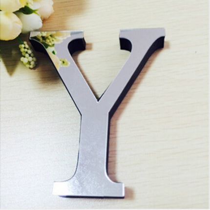 2 PCS Home Decoration Creative Personality English Letters Acrylic Mirror 3D DIY Wall Stickers - DealBuddy