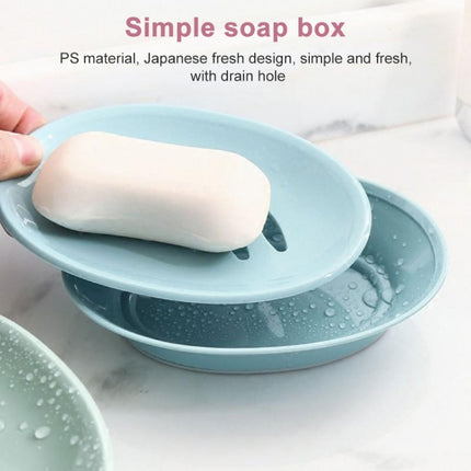 Double Lattice Home Bathroom Soap Dish Box Case Holder Container
