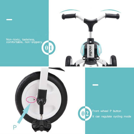 Ride On Toys Baby Tricycle Children Folding Bike Kids Scooter