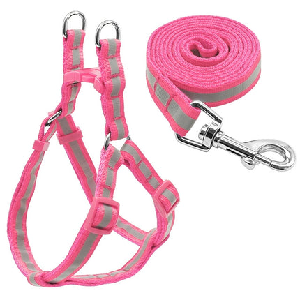 Small Medium Dogs Nylon Reflective Dog Leash Lead Set, S - DealBuddy