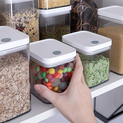 Household Coarse Grain Transparent Sealed Jar Food Grade Storage Jar Dried Fruit Snack Storage Jar with Lid