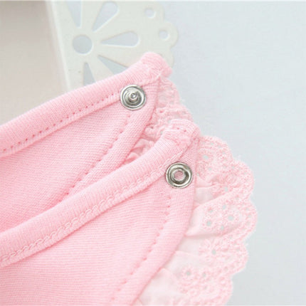 Newborn Lace Bow Baby Bibs Infant Saliva Towels