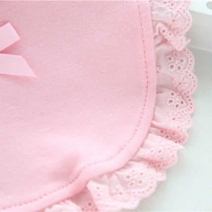 Newborn Lace Bow Baby Bibs Infant Saliva Towels