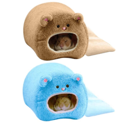 Cute Small Animal Cages Pet Rabbit Hamster House Bed Rat Qquirrel Guinea Winter Warm Hanging Cage Hamster Nest - DealBuddy