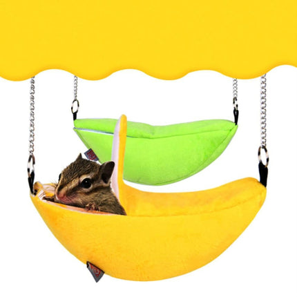 W4032 Hanging Swing Bed Banana Type Bed Small Nest Moon Bed for Small Animal - DealBuddy