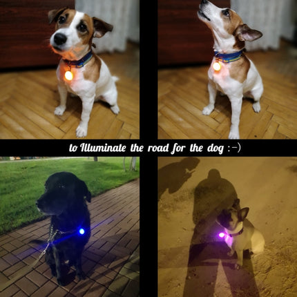 LED Flashlight Dog Cat Collar Glowing Pendant Luminous Bright Decoration Collars - DealBuddy