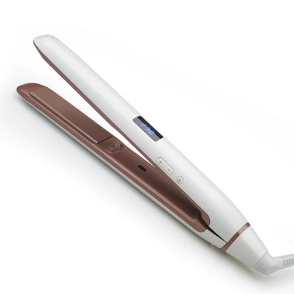 Hair Straightener Iron LED Display Ceramic Coating Plate Ionic Curling Iron