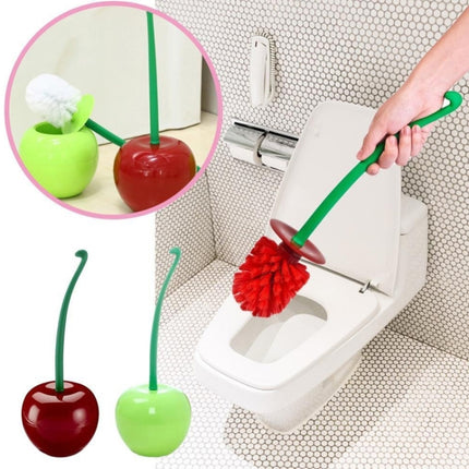 Cherry Shaped Toilet Brush Bathroom Creative Lovely Lavatory Brush Toilet Cleaning Kit