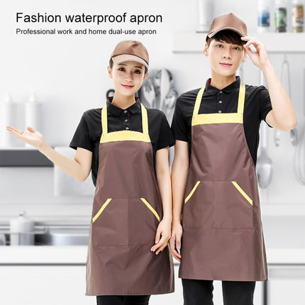 Solid Color Polyester Home Apron Antifouling Simple Adult Apron - DealBuddy