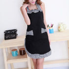 Sleeveless Bow Lace Apron with Pocket