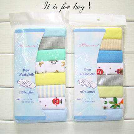 8 PCS/LOT Cotton Newborn Baby Towels Saliva Towel Baby Boys Girls Nursing Towel Handkerchief