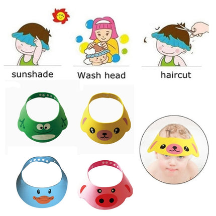2 PCS Baby Kids Cap Shower Cap Baby Bath Cap Shower Hat Bath Visor Kids Bath Wash Hair Shield Hat