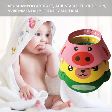 2 PCS Baby Kids Cap Shower Cap Baby Bath Cap Shower Hat Bath Visor Kids Bath Wash Hair Shield Hat
