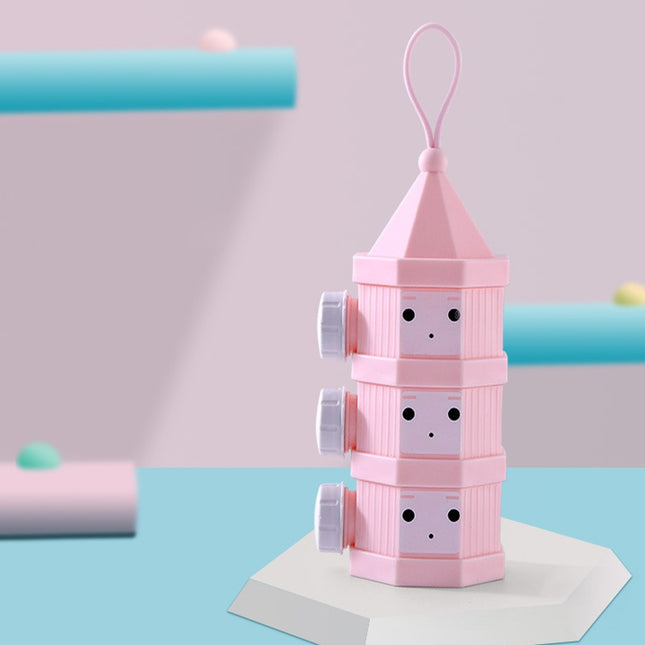 Outdoor Portable Detachable Layered Milk Powder Box Baby Sealed Milk Powder Box